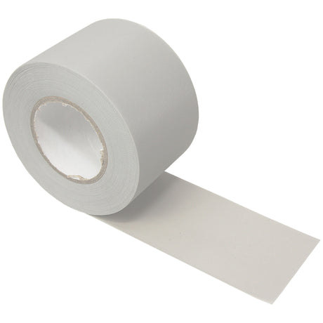 25m PVC-Wickelband in Silber/Grau (Breite: 5cm)