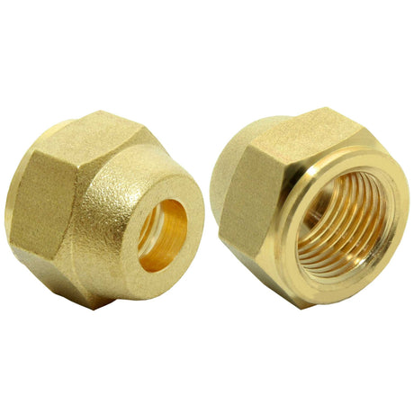 Bördelmutter / Überwurfmutter 3/8" SAE (f. 3/8 Zoll Kupferrohr Ø9,52mm)
