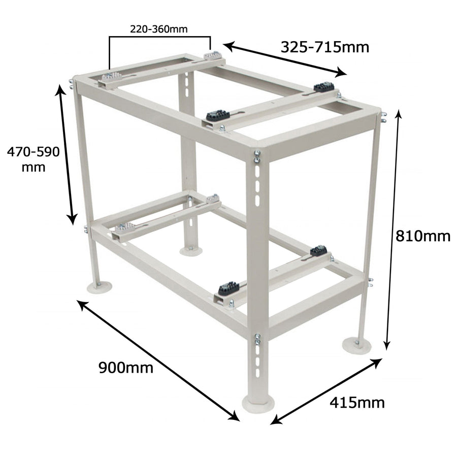 “FREEDOM EVO” 440 Doppel-Bodenkonsole / Halterung für zwei Klima Außengeräte
