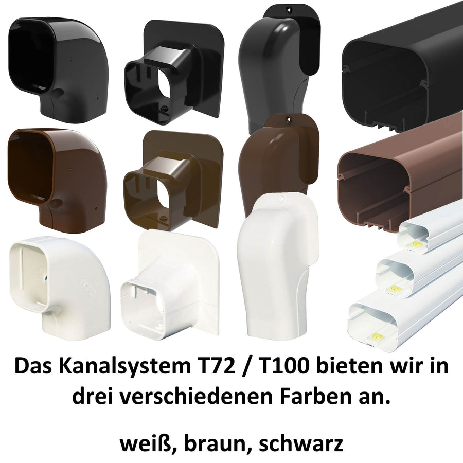 Kanal-Verbinder (MG 72 - EXC), braun
