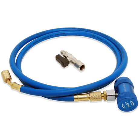 Klimaanlagen R1234yf Füllset. Füllschlauch und 1/2" ACME Linksgewinde Adapter