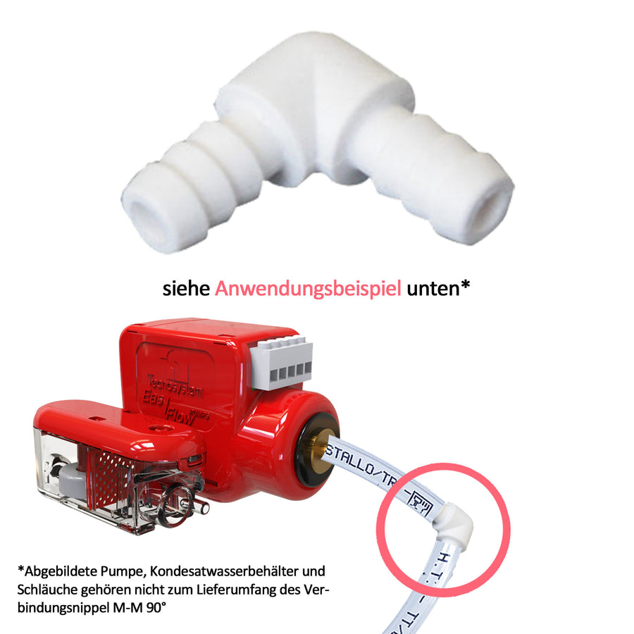 Verbindungsnippel M-M 90° für PVC-Schlauch 6mm x 9mm - 12170146