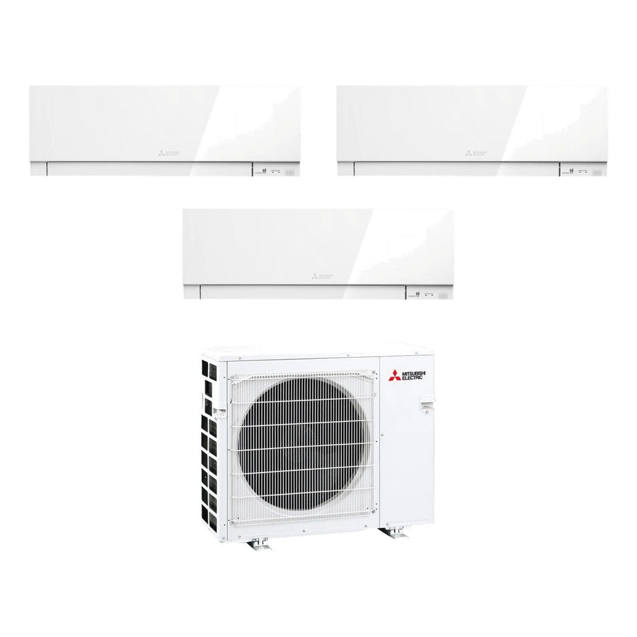 Mitsubishi Electric | Multi-Split-Klimaanlage 2x MSZ-EF25VGK-W + 1x MSZ-EF50VGK-W an MXZ-3F68VF | 6,8 kW | Weiß — Set aus Innen- und Außengerät