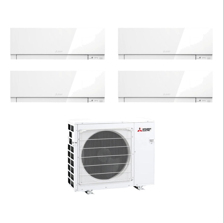 Mitsubishi Electric | Multi-Split-Klimaanlage 3x MSZ-EF25VGK-W + 1x MSZ-EF50VGK-W an MXZ-4F83VF | 8,3 kW | Weiß — Set aus Innen- und Außengerät