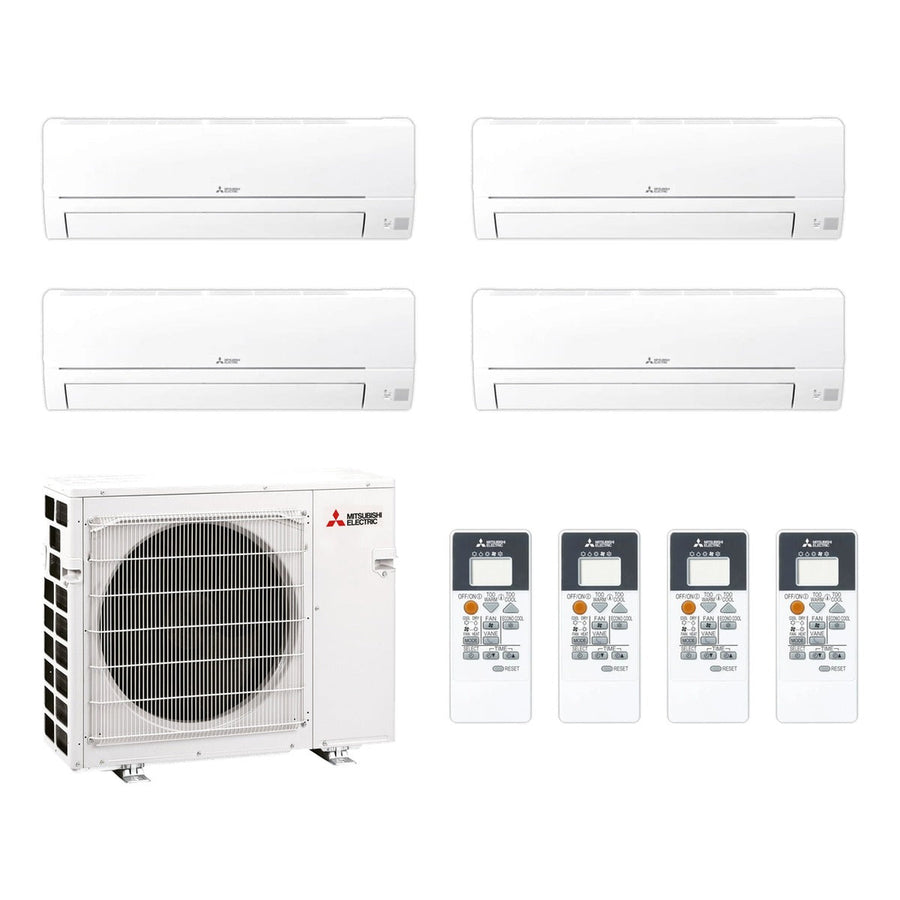 Mitsubishi Electric | Multi-Split-Klimaanlage 3x MSZ-HR25VF + 1x MSZ-HR35VF an MXZ-4F72VF | 7,2 kW — Set aus Innen- und Außengerät