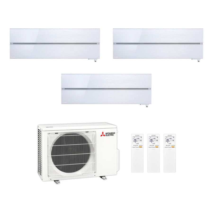 Mitsubishi Electric | Multi-Split-Klimaanlage 3x MSZ-LN25VGV an MXZ-3F68VF | 6,8 kW | Perlweiß — Set aus Innen- und Außengerät