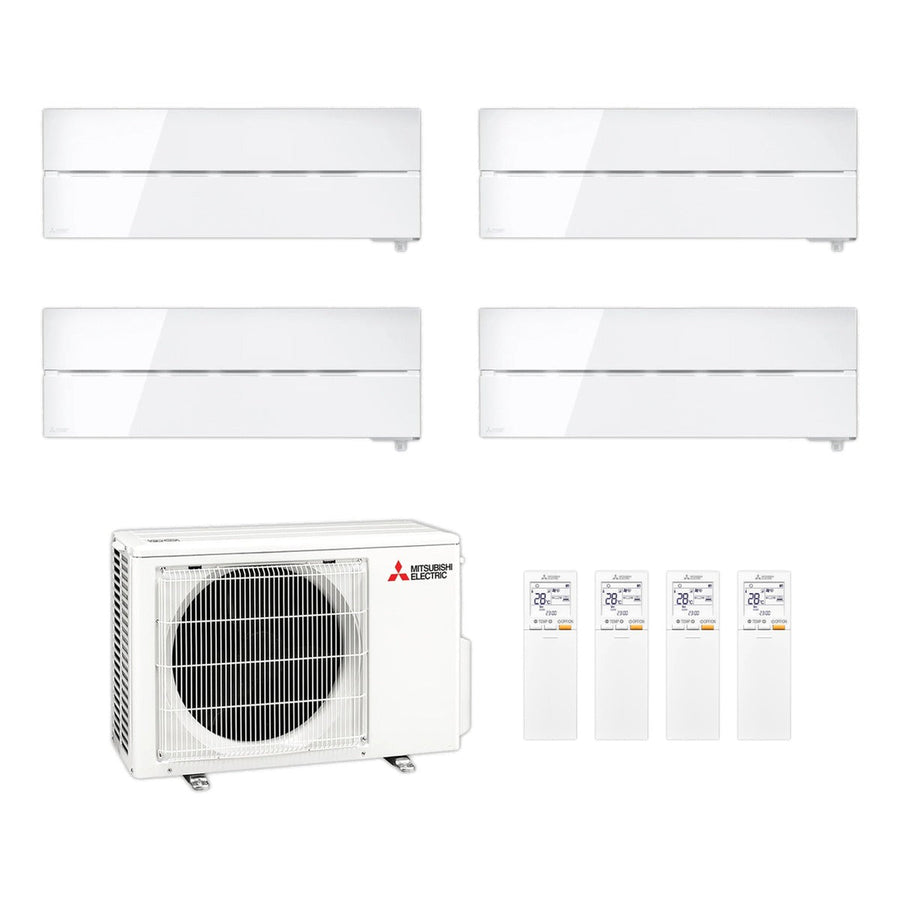 Mitsubishi Electric | Multi-Split-Klimaanlage 2x MSZ-LN25VGW + 2x MSZ-LN35VGW an MXZ-4F83VF | 8,3 kW | Weiß — Set aus Innen- und Außengerät