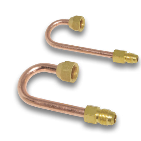 Umkehranschluss / Umkehrbogen M1/4" auf F1/4" und M3/8" auf F3/8" für Splitklimaanlagen mit falsch vorinstallierten Rohrleitungen