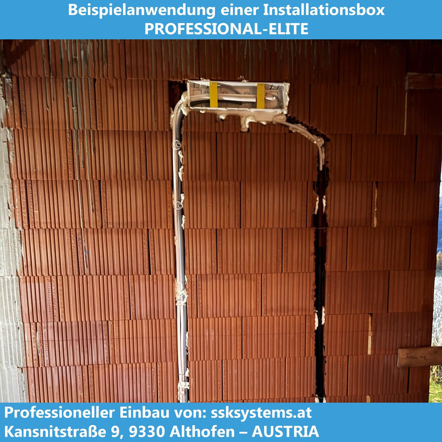 Unterputz Installationsbox PROFESSIONAL-ELITE mit Kondensatwanne für Klimaanlage
