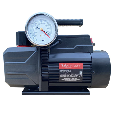 Vakuumpumpe PROFI Unterdruckpumpe 85L 2-stufig mit Messuhr