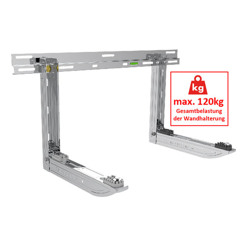 Wandkonsole Edelstahl KEPLERO SKP-120A Wandhalterung für Split Klimaanlage Aussengerät