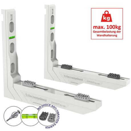 Wandkonsole SPIRIT XL100 PLUS Wandhalterung für Split Klimaanlage Aussengerät