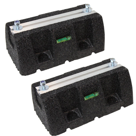 2x Bodenkonsole EXTREME 100-8 (250mm) für Klimaaussengerät, VRV-/VRF-Geräte, Wärmepumpe (Tragkraft 200kg je Fuß)