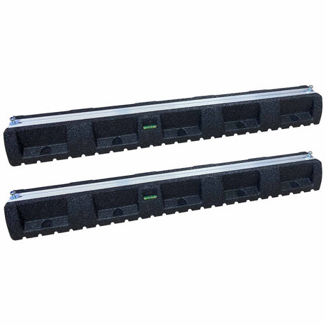 2x Bodenkonsole EXTREME 100-8 (1000mm) für Klimaaussengerät, VRV-/VRF-Geräte, Wärmepumpe (Tragkraft 650kg je Fuß)