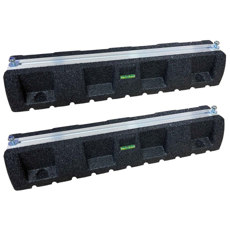 2x Bodenkonsole EXTREME 100-8 (600mm) für Klimaaussengerät, VRV-/VRF-Geräte, Wärmepumpe (Tragkraft 500kg je Fuß)