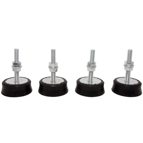 4x Antivibrationsfüsse / Schwingungsdämpfer für Bodenaufstellung (Tragkraft 350kg je Fuß)