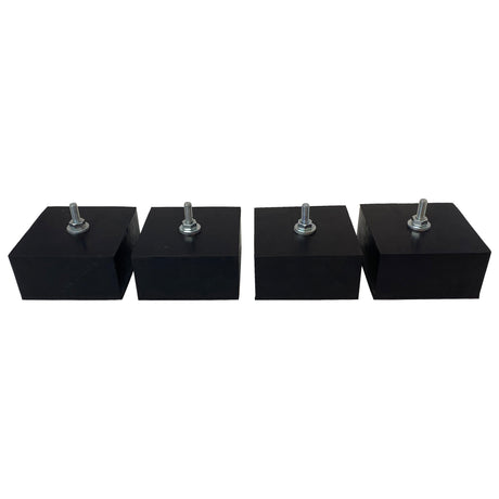4x Antivibrationsfüsse / Schwingungsdämpfer für Bodenaufstellung (Tragkraft 300kg je Fuß)