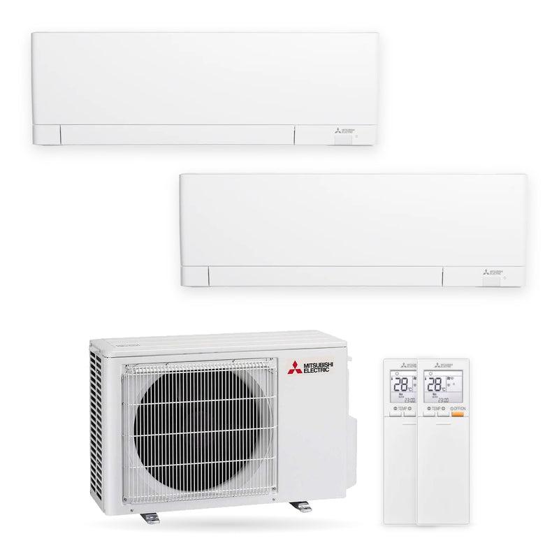 Mitsubishi Electric | Multi-Split-Klimaanlage | 2x MSZ-AY35VGK + MXZ-2F53VF | 5,3 kW | WiFi