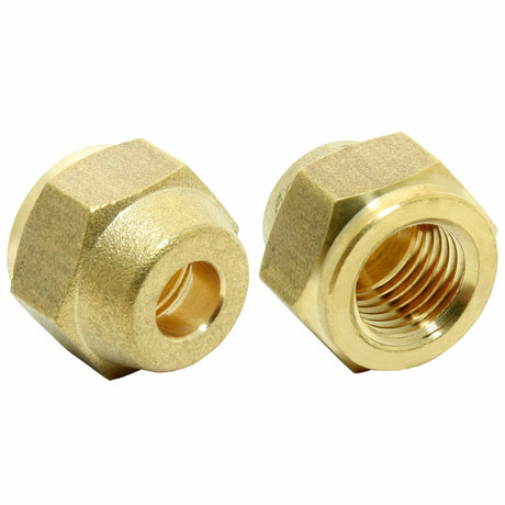 Bördelmutter / Überwurfmutter 1/4" SAE (f. 1/4" Klimaanlagen Kupferrohr Ø6,35mm)