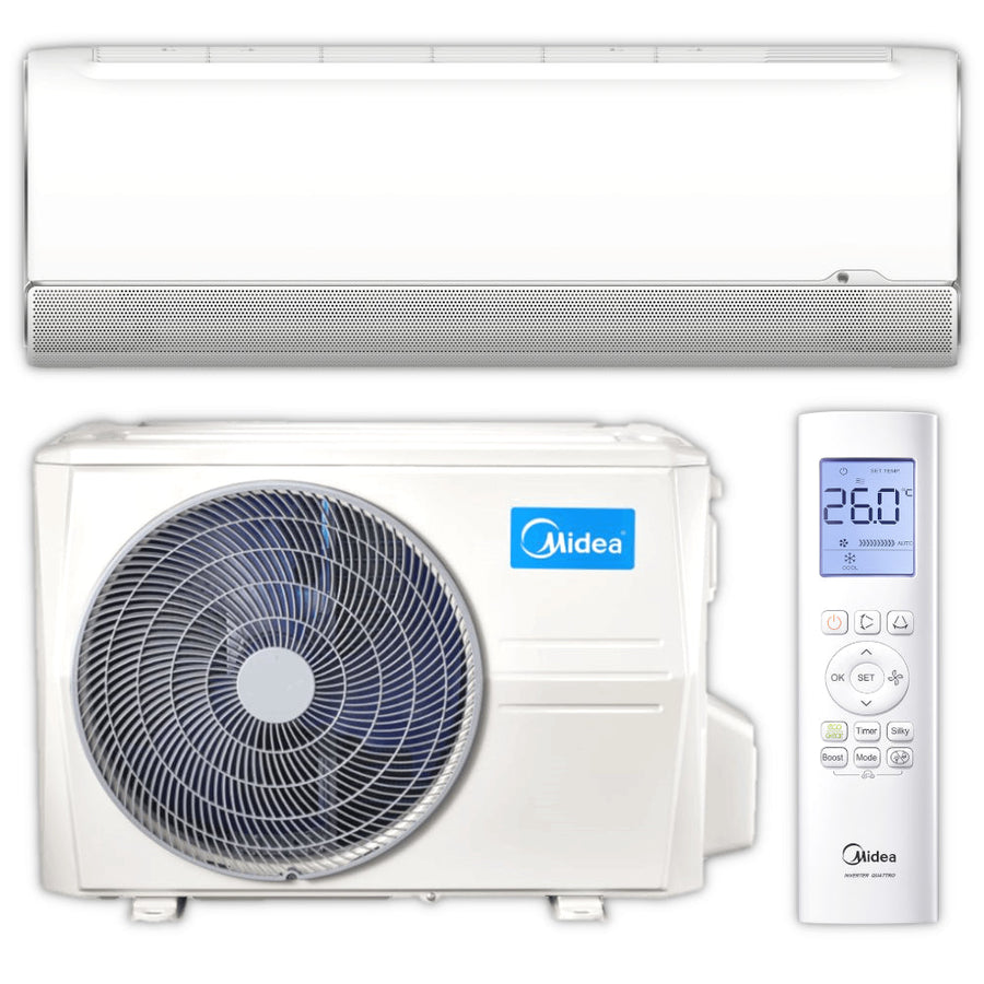 Midea | Multi-Split-Klimaanlage 2x1 BREEZELESS+ M2OE-14HFN8-Q | 2,6 + 2,6 kW | WiFi