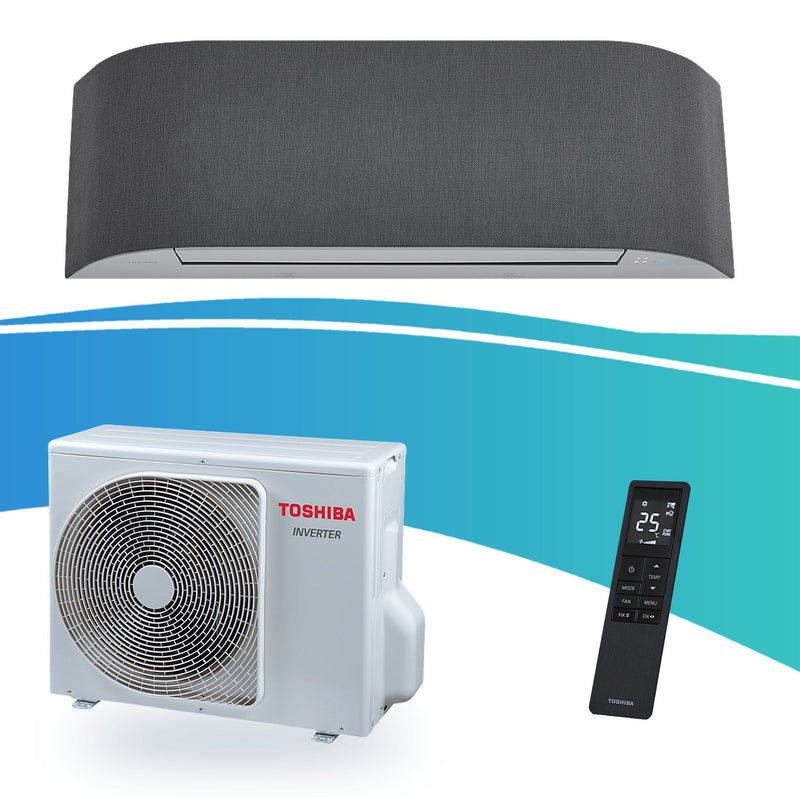 Toshiba Haori RAS-B10N4KVRG-E + RAS-10J2AVSG-E1: Set aus Innen- und Außengerät mit Fernbedienung