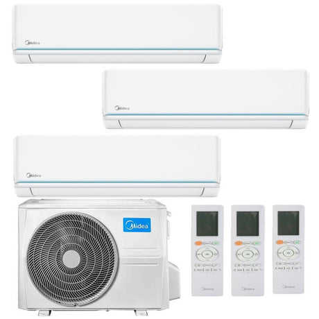 Multi-Split-Klimaanlage 3x1 Midea Evolution 2,6 + 2,6 + 5,3 kW Inverter R32 M4OB-36HFN8-Q A++ WiFi