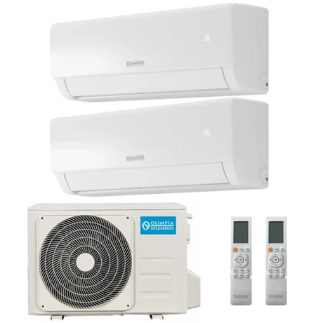 Olimpia Splendid | Multi-Split-Klimaanlage 2x1 Nexya S5 E OS-CEMYH14EI | 2,6 + 2,6 kW | WiFi