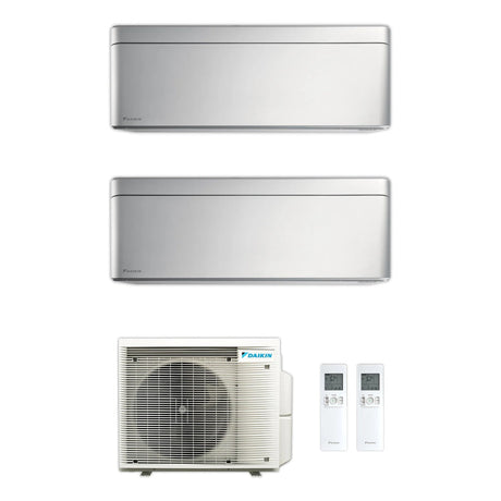 Multi-Split-Klimaanlage 2x1 Stylish Silber 2MXM40A — Set aus Innen- und Aussengeraet