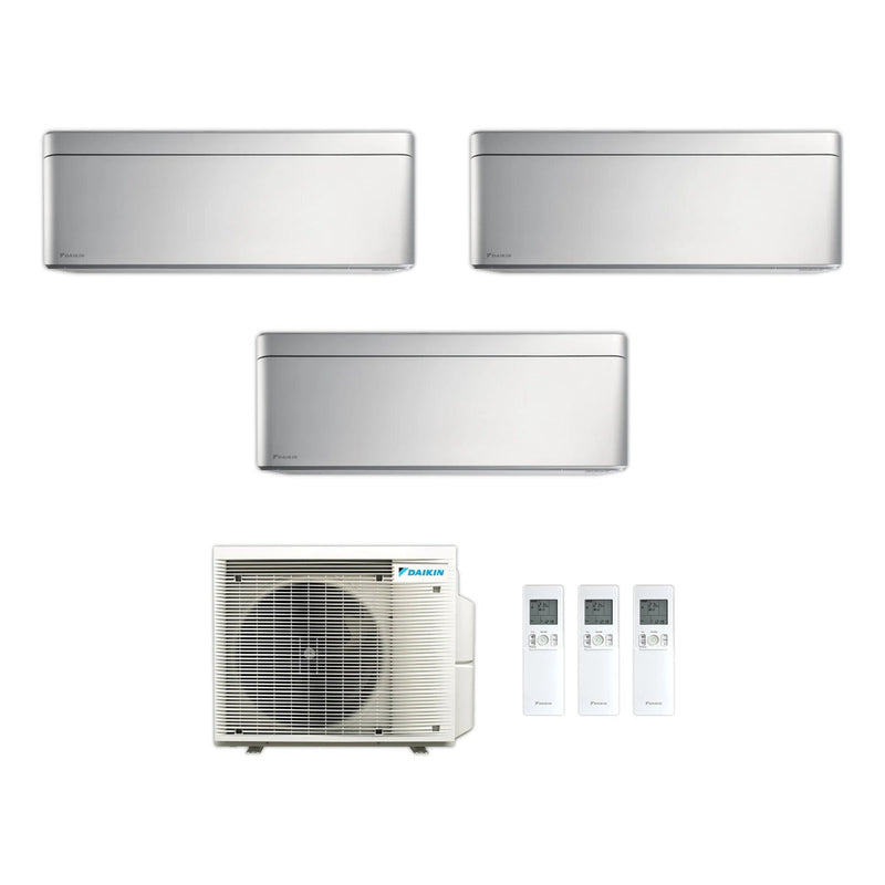 Multi-Split-Klimaanlage 3x1 Stylish Silber 3MXM52A — Set aus Innen- und Aussengeraet