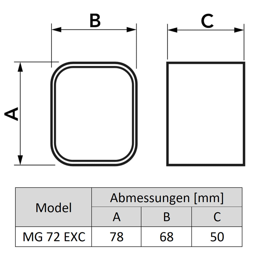 Kanal-Verbinder (MG 72 - EXC), braun