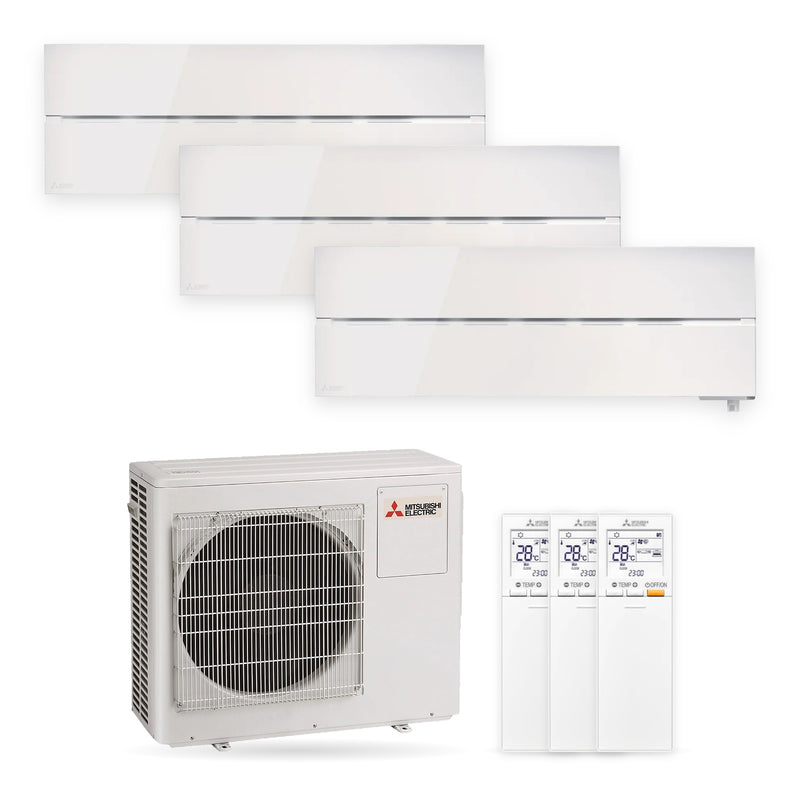 Mitsubishi Electric | Multi-Split-Klimaanlage | 3x MSZ-LN35VGW + MXZ-3F68VF | 6,8 kW | Weiß