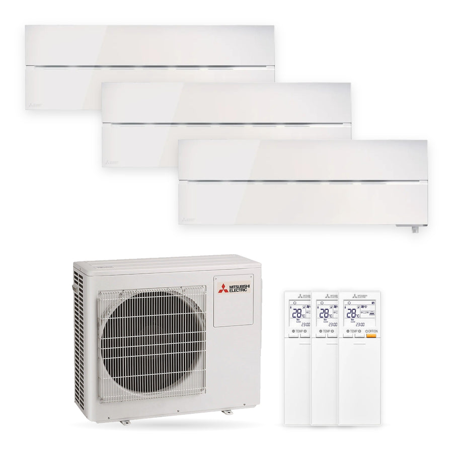 Mitsubishi Electric | Multi-Split-Klimaanlage | 2x MSZ-LN25VGW + 1x MSZ-LN35VGW + MXZ-3F68VF | 6,8 kW | Weiß