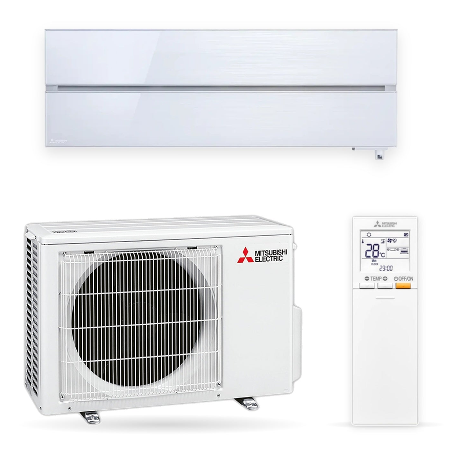 Mitsubishi Electric | Monosplit-Klimaanlage | MSZ-LN25VGV + MUZ-LN25VG | 2,5 kW | Pearl White