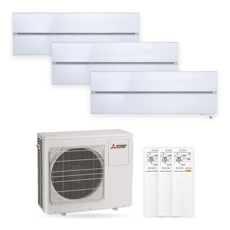 Mitsubishi Electric | Multi-Split-Klimaanlage | 3x MSZ-LN35VGV + MXZ-3F68VF | 6,8 kW | Perlweiß