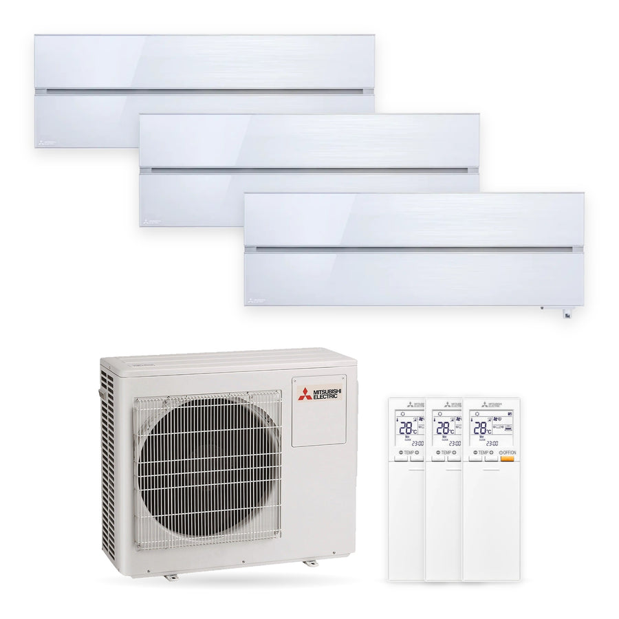Mitsubishi Electric | Multi-Split-Klimaanlage | 3x MSZ-LN25VGV + MXZ-3F68VF | 6,8 kW | Perlweiß
