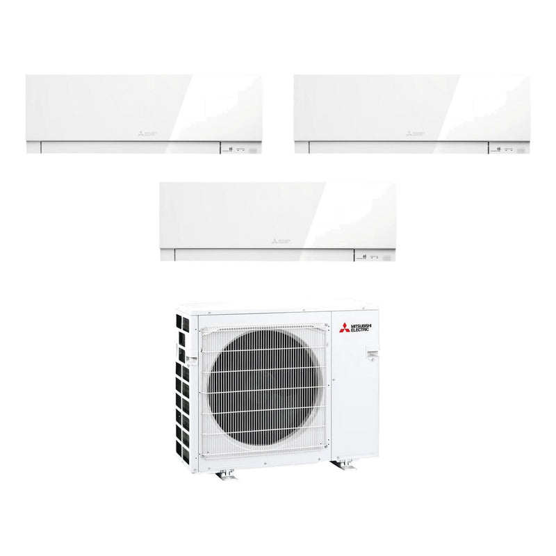 Mitsubishi Electric | Multi-Split-Klimaanlage 1x MSZ-EF25VGK-W + 2x MSZ-EF35VGK-W an MXZ-3F68VF | 6,8 kW | Weiß — Set aus Innen- und Außengerät