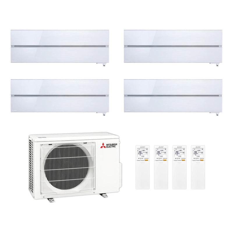 Mitsubishi Electric | Multi-Split-Klimaanlage 3x MSZ-LN25VGV + 1x MSZ-LN50VGV an MXZ-4F83VF | 8,3 kW | Perlweiß — Set aus Innen- und Außengerät