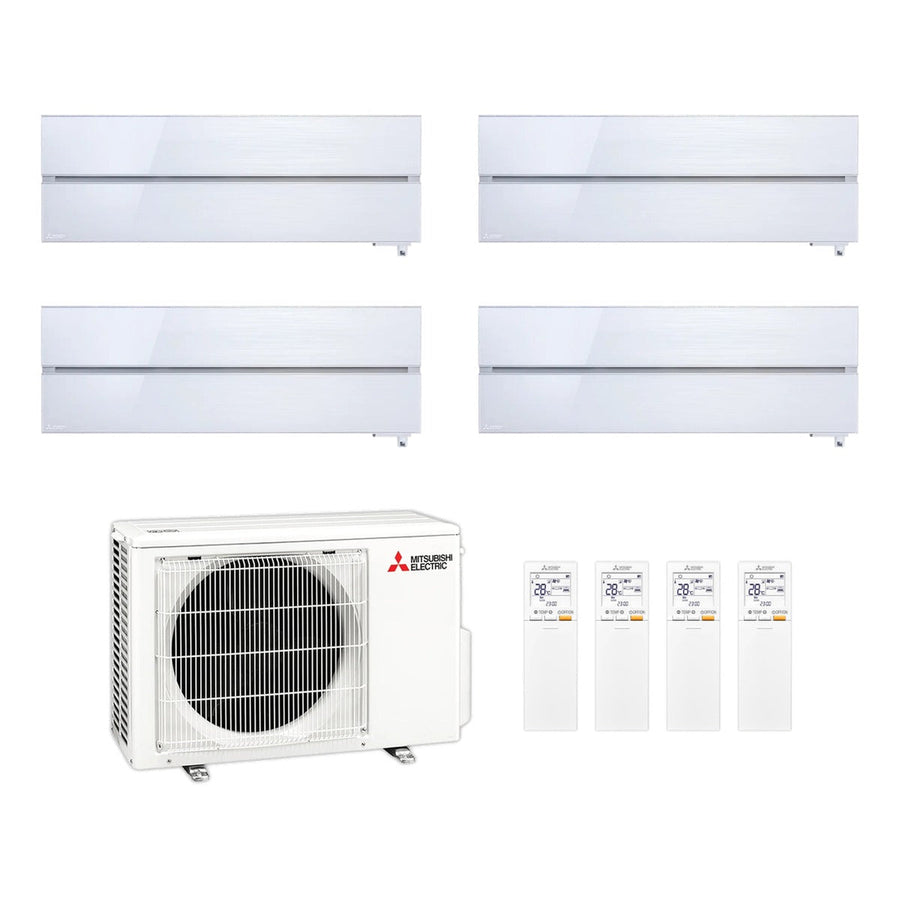 Mitsubishi Electric | Multi-Split-Klimaanlage 4x MSZ-LN25VGV an MXZ-4F83VF | 8,3 kW | Perlweiß — Set aus Innen- und Außengerät