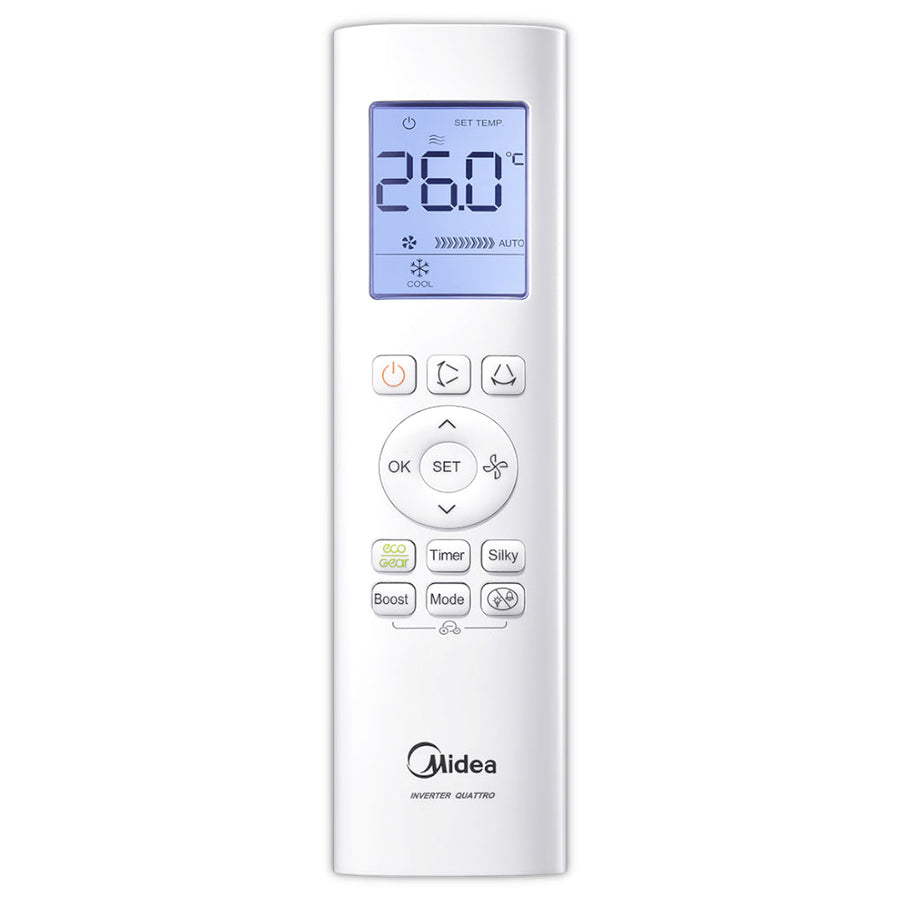 Midea | Multi-Split-Klimaanlage 2x1 BREEZELESS+ M2OE-14HFN8-Q | 2,6 + 2,6 kW | WiFi