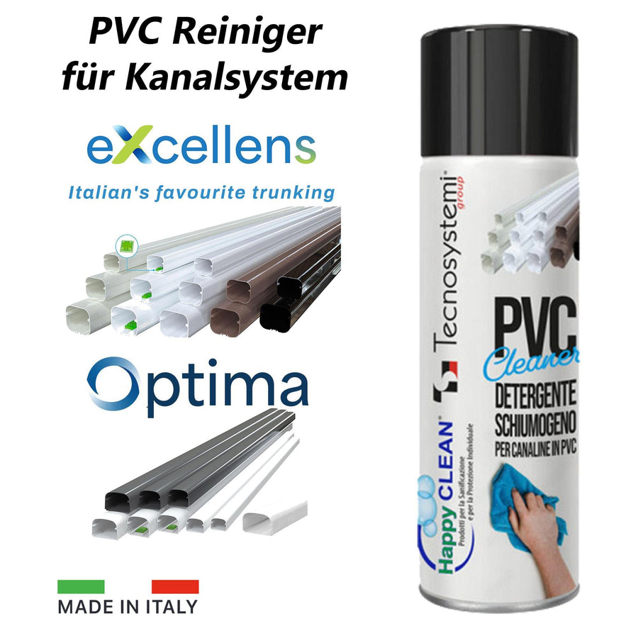 PVC CLEANER Schaumreiniger zum Reinigen und desinfizieren von Kanälen und Zubehör