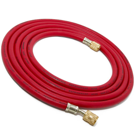 R407c / R134a Füllschlauch rot 3,0m 1/4 SAE 1/4 für Klimaanlagen