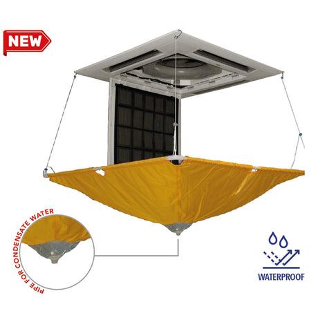 Schutzfolie / Schutzplane zur Reinigung von Decken Klimaanlagen 1150 x 1150mm