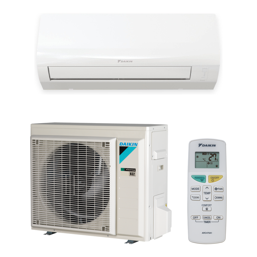 Daikin Sensira | Monosplit-Klimaanlage | FTXF60F + RXF60D9 | 6,0 kW | WiFi