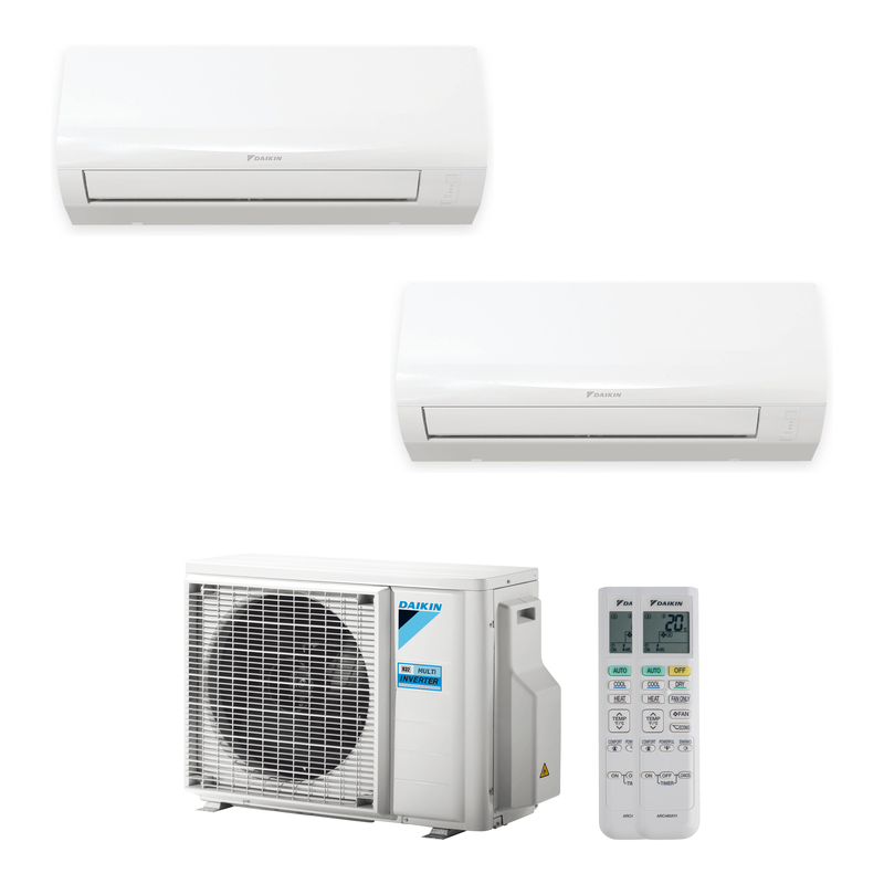 Daikin Sensira | Multi-Split-Klimaanlage | 2x CTXF25F + 2MXF40A | 4,0 kW | WiFi