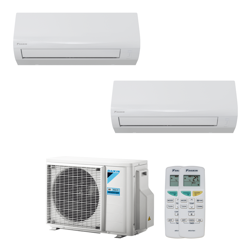 Daikin Sensira | Multi-Split-Klimaanlage | 2x CTXF25C + 2MXF40A | 4,0 kW