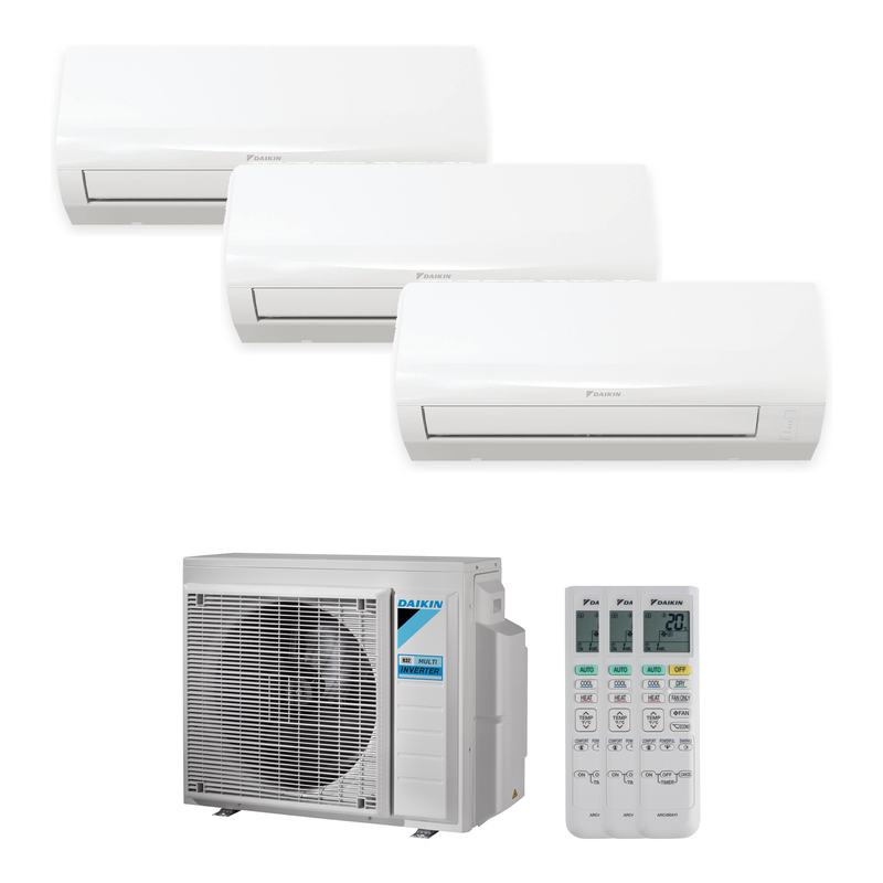 Daikin Sensira | Multi-Split-Klimaanlage | 3x CTXF25F + 3MXF52A9 | 5,2 kW | WiFi