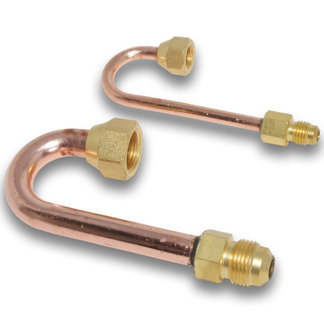 Umkehranschluss / Umkehrbogen M1/4" auf F1/4" und M1/2" auf F1/2" für Splitklimaanlagen mit falsch vorinstallierten Rohrleitungen