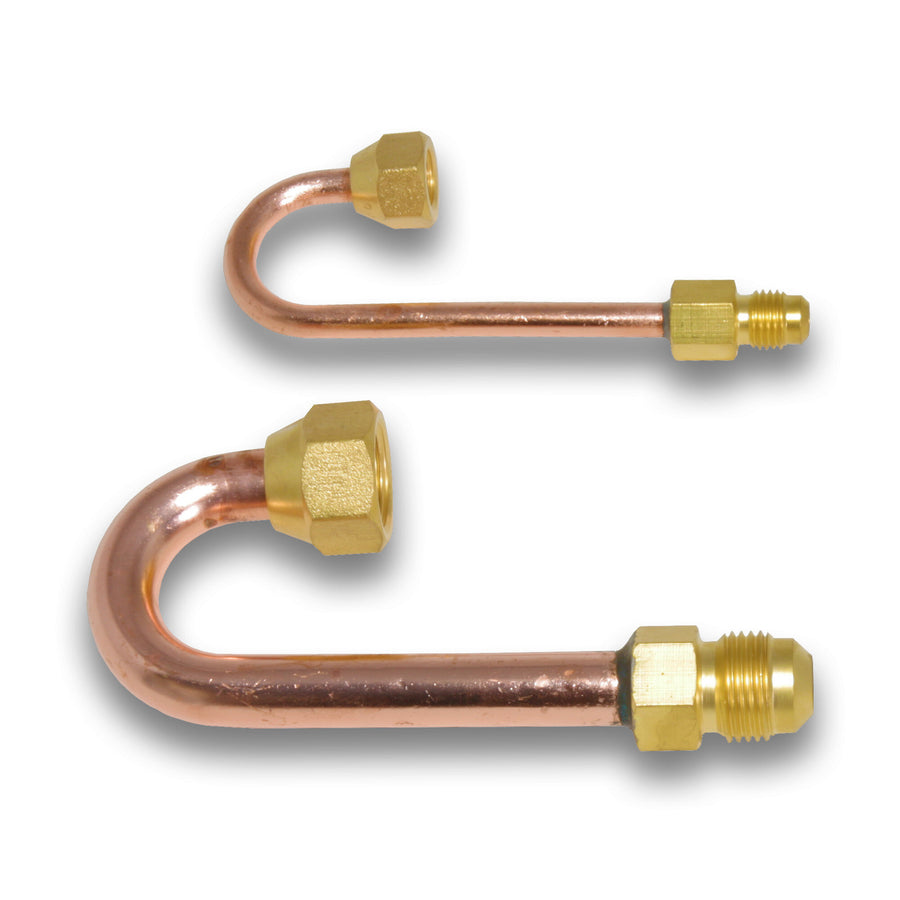 Umkehranschluss / Umkehrbogen M1/4" auf F1/4" und M1/2" auf F1/2" für Splitklimaanlagen mit falsch vorinstallierten Rohrleitungen